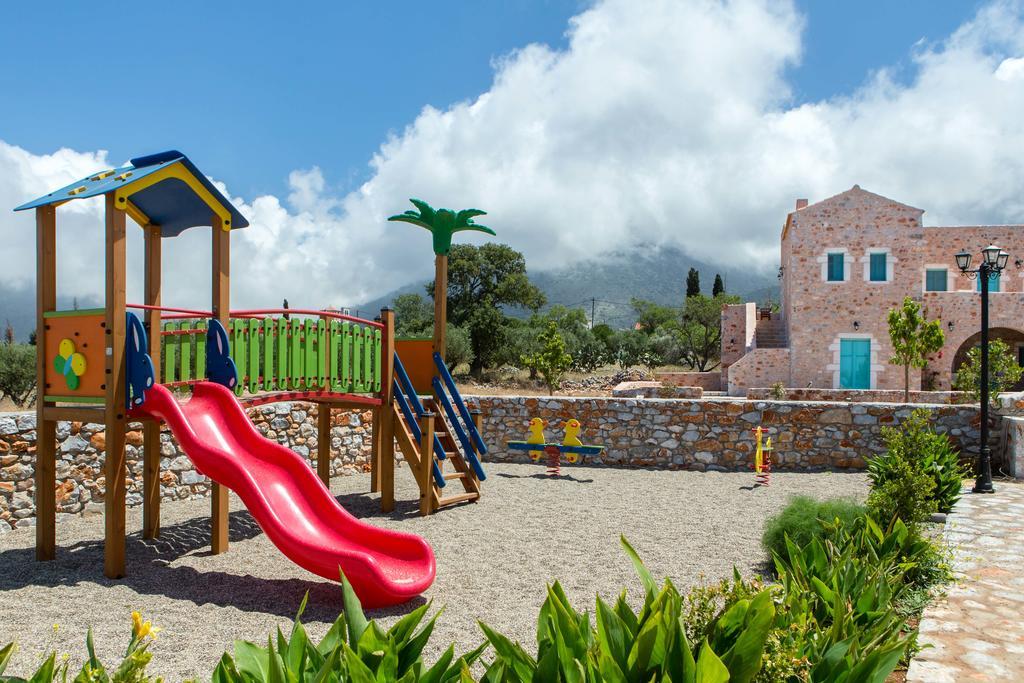 Pandora Aparthotel Pírgos Dhiroú Exteriör bild