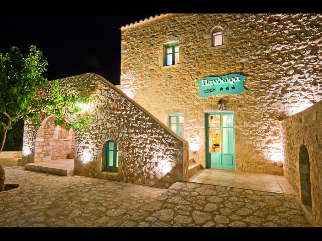 Pandora Aparthotel Pírgos Dhiroú Exteriör bild